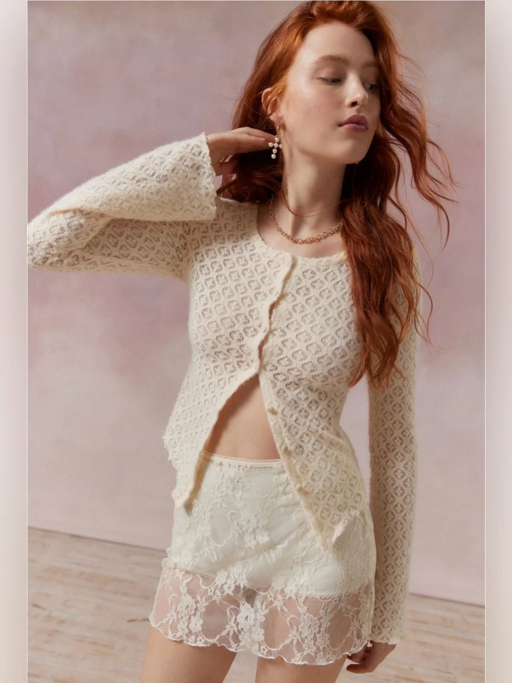 NWT Urban Outfitters Kimchi Blue Cassidy Cardigan - Picture 1 of 6